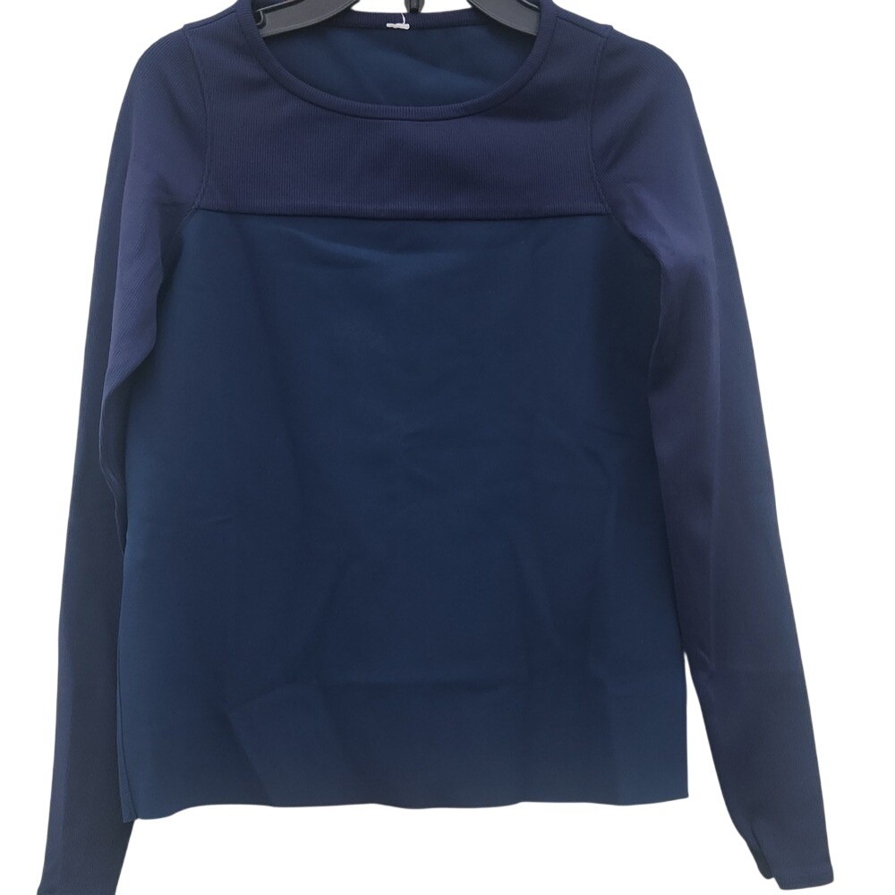 Lululemon Out Of This World Long‎ Sleeve Inkwell Navy Coastal Small Athleisure